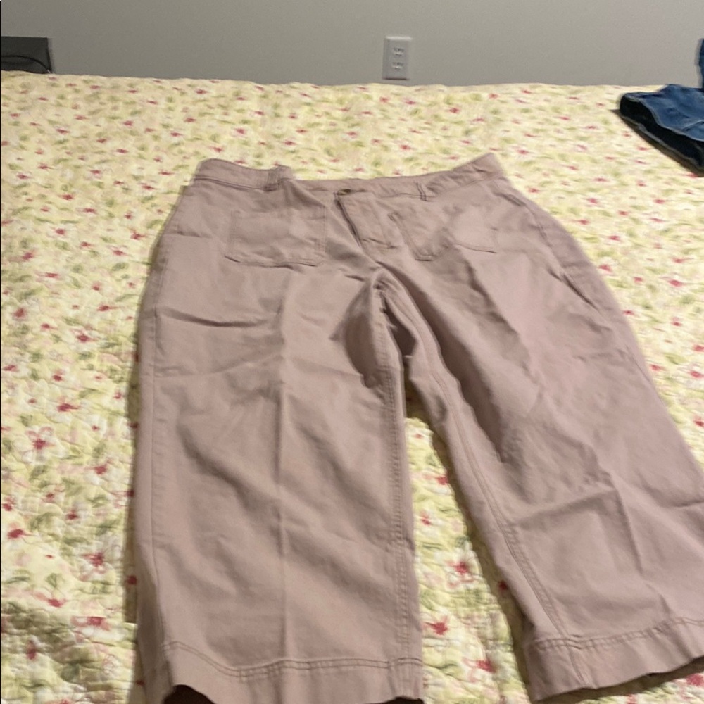 Old Navy Women's Cropped Pants in Light Pink